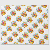 グラフィティ・スケートボード・キッド・バースデー・パーティー ラッピングペーパー (フラット)