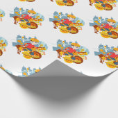 グラフィティ・スケートボード・キッド・バースデー・パーティー ラッピングペーパー (角)