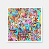 グラフィティ スタンダードカクテルナプキン (正面)