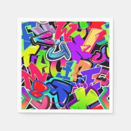 グラフィティ スタンダードカクテルナプキン