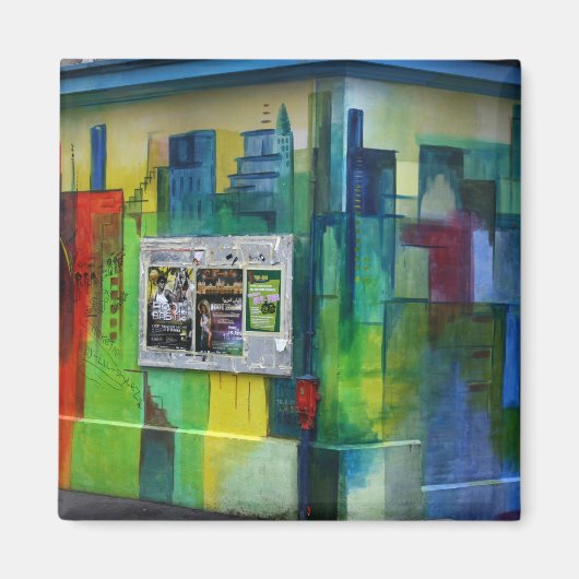 グラフィティ、バーゼル、スイス マグネット (正面)