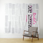 グラフィティ バー ミツバ パーティー フォトブース 背景 タペストリー (インサイチュ(横))