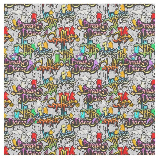 グラフィティ ファブリック (クローズアップ)