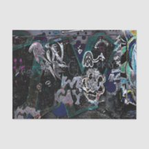 グラフィティ ブラック ホワイト アーバン ストリート グランジ 壁 アート