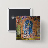 グラフィティ – プラハ 缶バッジ (正面&裏面)