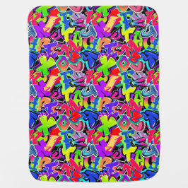 グラフィティ ベビー ブランケット