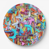 グラフィティ ペーパープレート (正面)