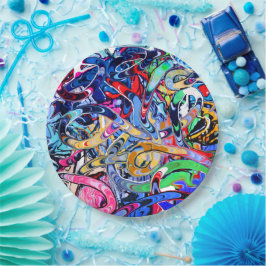 グラフィティ ペーパープレート