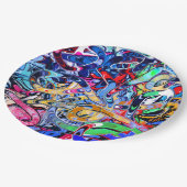 グラフィティ ペーパープレート (アングル)