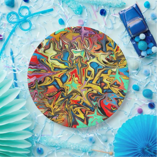 グラフィティ ペーパープレート (パーティー)