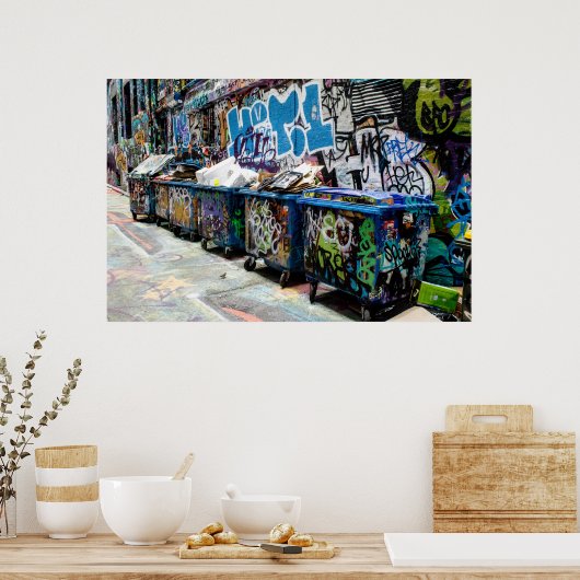 グラフィティ ポスター (キッチン)