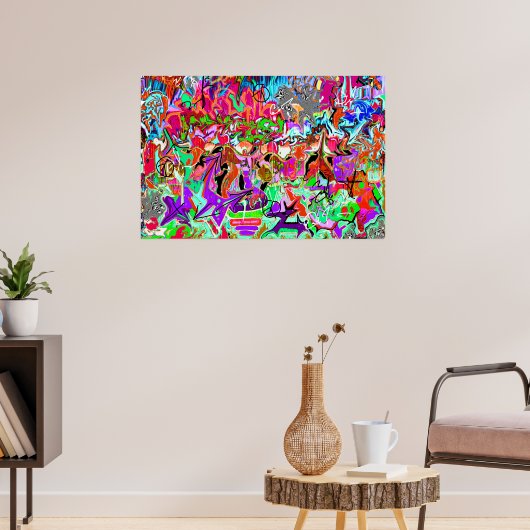 グラフィティ ポスター (リビング3)