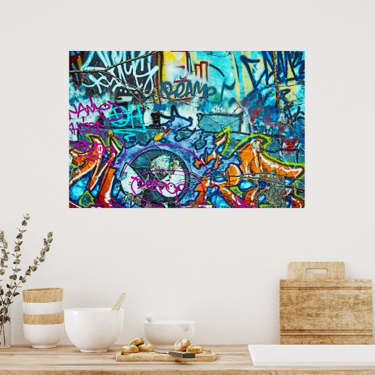 グラフィティ ポスター (キッチン)