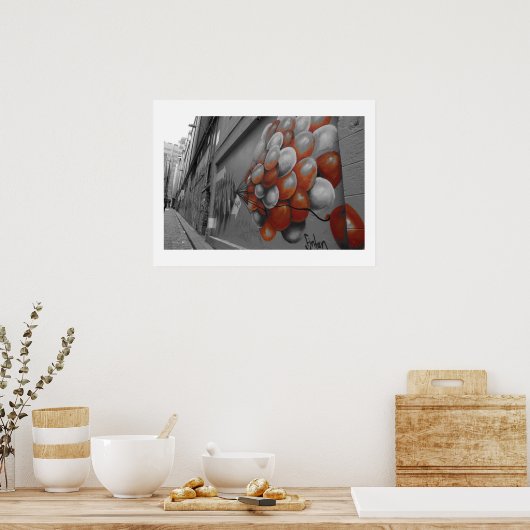 グラフィティ ポスター (キッチン)