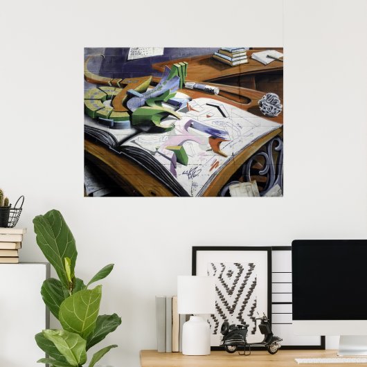 グラフィティ ポスター (ホームオフィス)