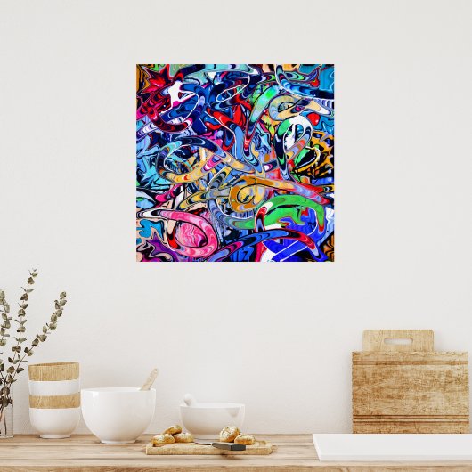 グラフィティ ポスター (キッチン)