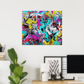 グラフィティ ポスター (ホームオフィス)