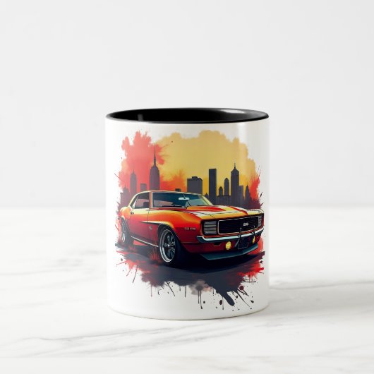 グラフィティ マッスルカー ツートーンマグカップ (中央)