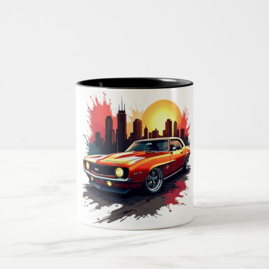 グラフィティ マッスルカー ツートーンマグカップ (中央)