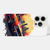 グラフィティ マッスルカー Case-Mate iPhoneケース (裏面 (横))