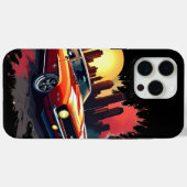 グラフィティ マッスルカー Case-Mate iPhoneケース (裏面 (横))