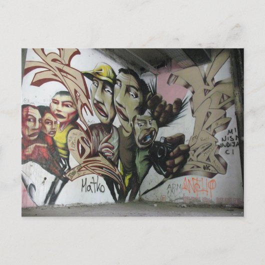 グラフィティ:モスター(エルゼゴヴィン) - ポストカード (正面)