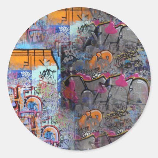 グラフィティ ラウンドシール (正面)