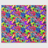 グラフィティ ラッピングペーパー (フラット)