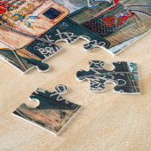 グラフィティ・ラブ – 壁のジグソーに書かれた作品 ジグソーパズル (側面)