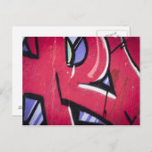 グラフィティ/通りアート ポストカード (正面/裏面)