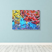 グラフィティ | Zazzle_Growstore キャンバスプリント (インサイチュ (ウッドフロア))