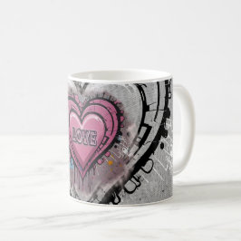 グラフィティLOVE コーヒーマグカップ