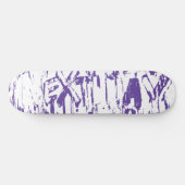 グラフィティNextdayグランジブラシ抽象的タイポグラフィ スケートボード (横)