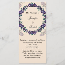 グラフェビンリース結婚式 プログラム