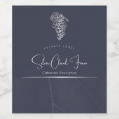 グラフエレガントエビンデザイン ワインラベル (シングルラベル)