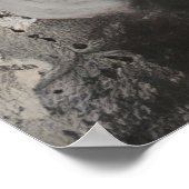 グラフサイケデリックト抽象芸術アート上の溶岩 ポスター (角)