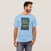 グラフティアート実在スカルに名前/ラベルを追加 – Tシャツ (正面フル)