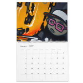 グラフティカレンダー2021 カレンダー (1月 2027)