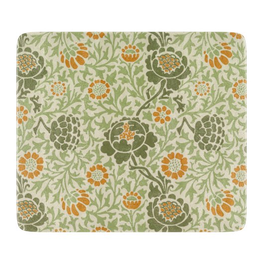 グラフトンパターン(William Morris著) カッティングボード (正面)