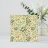 グラフトンパターン（William Morris著） カード (スタンド正面)