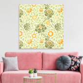 グラフトンパターン（William Morris著） キャンバスプリント (インサイチュ (リビング))