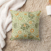 グラフトンパターン（William Morris著） クッション (ブランケット)