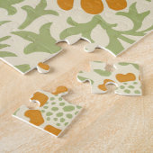 グラフトンパターン（William Morris著） ジグソーパズル (側面)