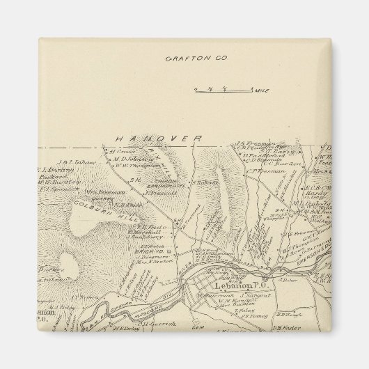 グラフトン・レバノン マグネット (正面)