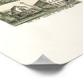 グラフトン， WVパノラママップ – 1898 ポスター (角)