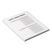 グラフパーソナライズされたメモ帳の変更 ノートパッド (アングル)