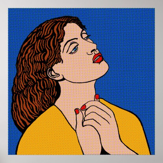 グラフ前のグポップ・アートのリル ポスター (正面)