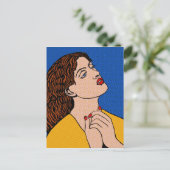 グラフ前のグポップ・アートのリル ポストカード (スタンド正面)