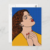 グラフ前のグポップ・アートのリル ポストカード (正面/裏面)