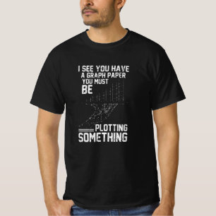 グラフ紙がある。 Tシャツ